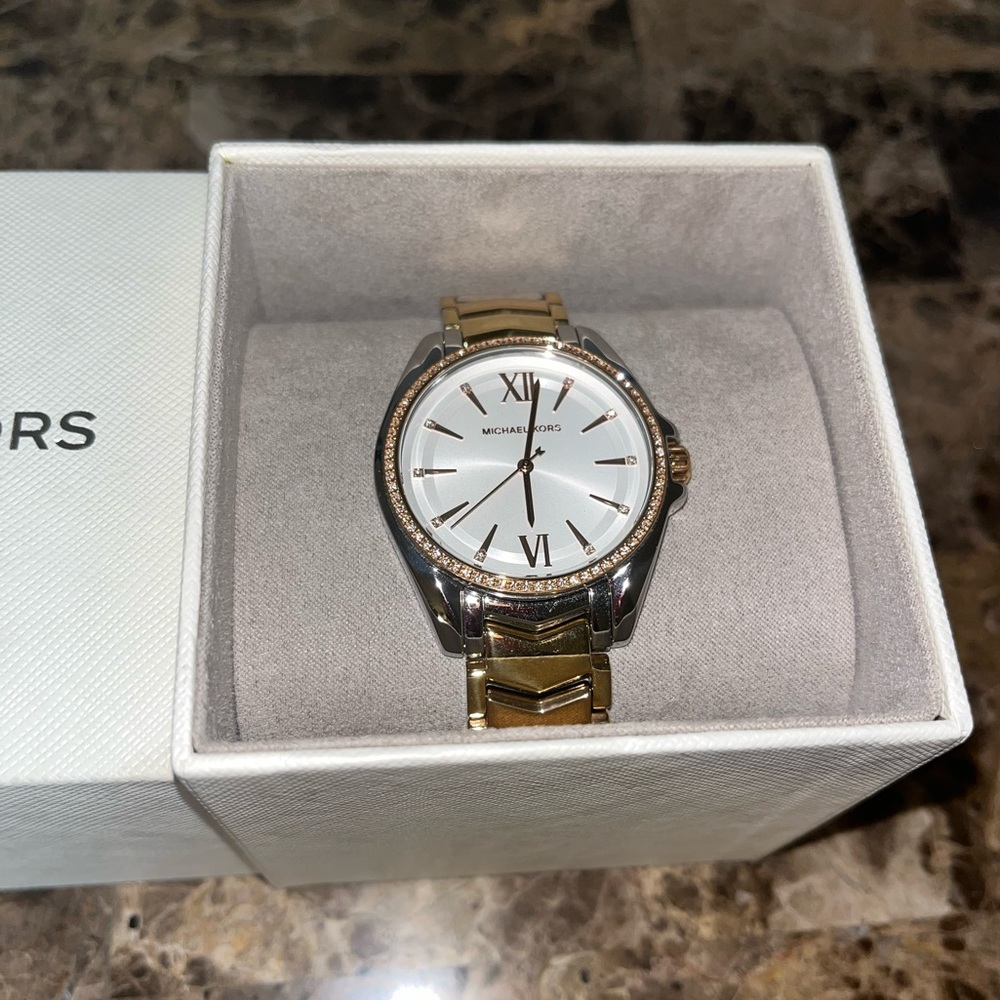 Michael Kors Whitney Tri-tone Watch